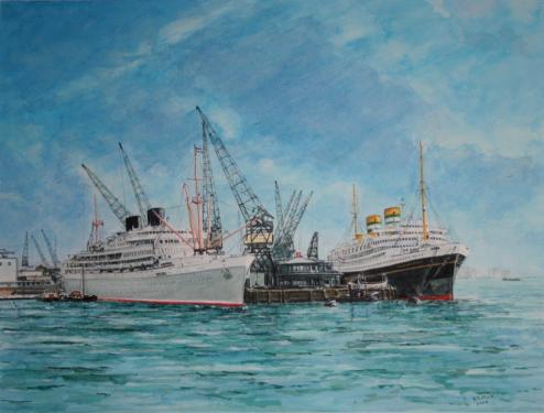 m.v. Willem Ruys & s.s. Nieuw Amsterdam